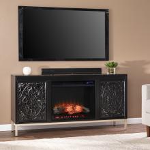 Winsterly Touch Screen Electric Fireplace w/ Media Storage