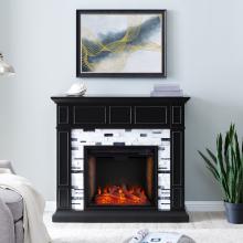 Drovling Marble Fireplace w/ Smart Firebox