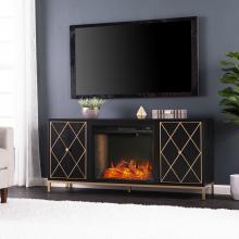 Marradi Smart Electric Fireplace w/ Media Storage