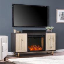 Wilconia Smart Media Fireplace w/ Carved Details