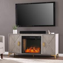 Lantara Smart Fireplace w/ Media Storage