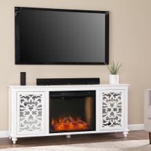 Maldina Smart Electric Fireplace w/ Media Storage