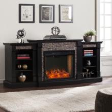 Gallatin Smart Fireplace w/ Bookcases