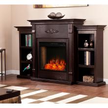 Tennyson Smart Bookcase Fireplace