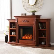 Tennyson Smart Bookcase Fireplace