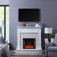 Jacksdale Smart Media Fireplace w/ Faux Stone