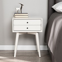 Alpine Bedside Table w/ Drawers