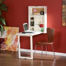 Holly & Martin&trade; Leo Fold-Out Convertible Desk-Winter White