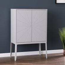 Zetherdale Double-Door Storage Cabinet - Gray