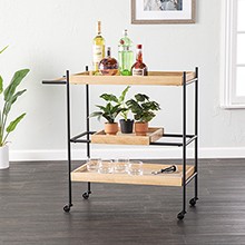 Claverdon Rolling Bar Cart