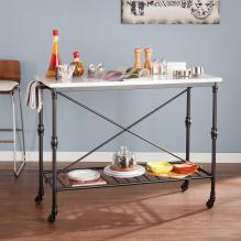 Morenci Industrial Kitchen Island