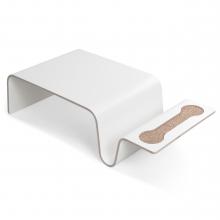 Overlap Tray - Laminate - White