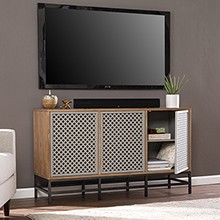 Sulham Modern 3-Door Media Cabinet