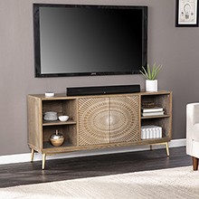 Crestbury Media Console w/ Storage