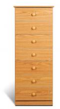 Oak Edenvale 7 Drawer Tall Chest