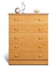 Oak Edenvale 5 Drawer Chest