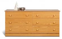 Oak Edenvale 6 Drawer Dresser