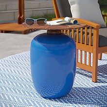Kenova Round Outdoor Accent Table