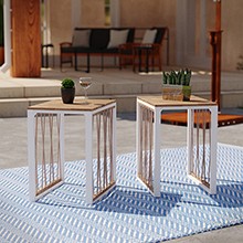 Wallmond Outdoor End Table Set - 2pc