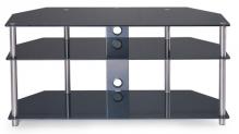 53-inch Stainless Steel and Tempered Glass with Glossy Piano Black finish
