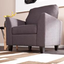 Holly & Martin Plushen Chair - Anthracite