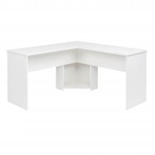 L-shaped Desk, White