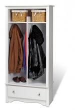White Entryway Organizer