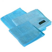 Bamboo Towel Set, Coastal Blue