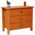 3 Drawer Nouvelle Chest cherry