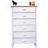 6 Drawer Nouvelle Chest white