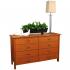 8 Drawer Nouvelle  Dresser  cherry