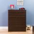 Astrid 4-Drawer Dresser, Espresso